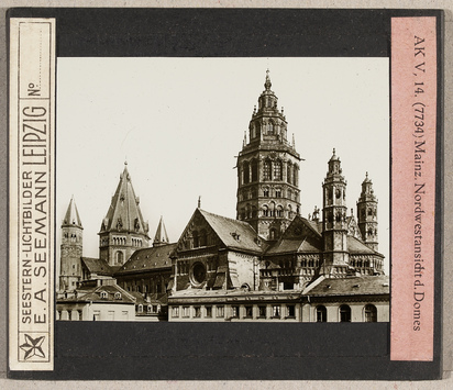 Vorschaubild Mainz: Dom, Nordwestansicht (Seestern-Nr. 7734, Reihe AK V: Die drei ersten Jahrhunderte deutscher Baukunst (950-1250)) 